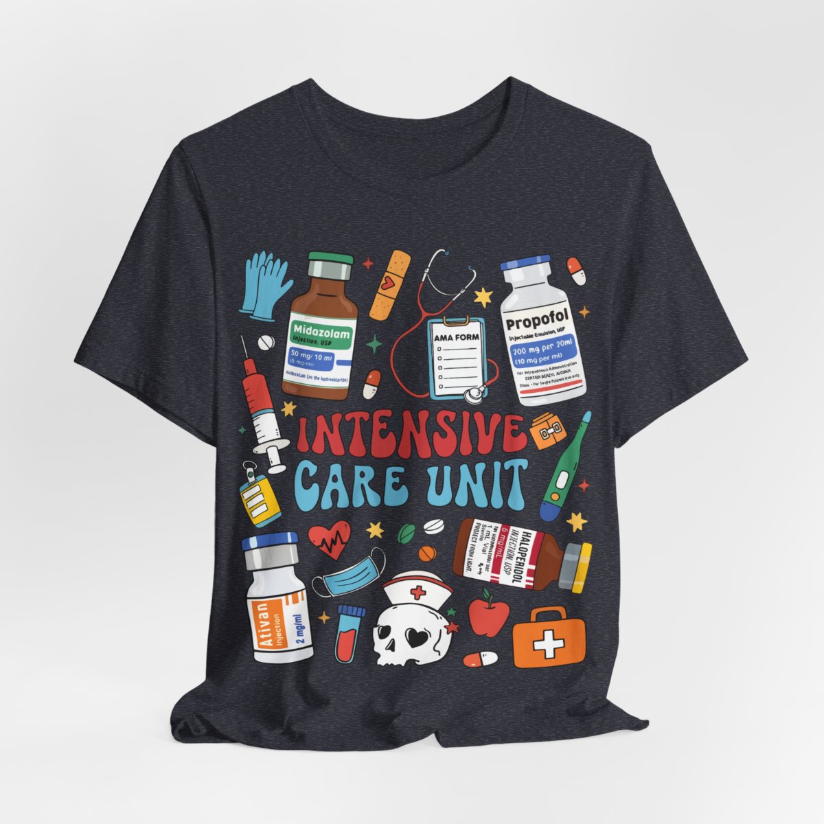 Intensive Care Unit Nurse Objects Tee - ICU Shirt