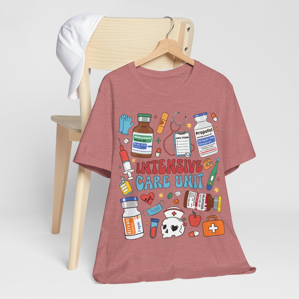 Intensive Care Unit Nurse Objects Tee - ICU Shirt