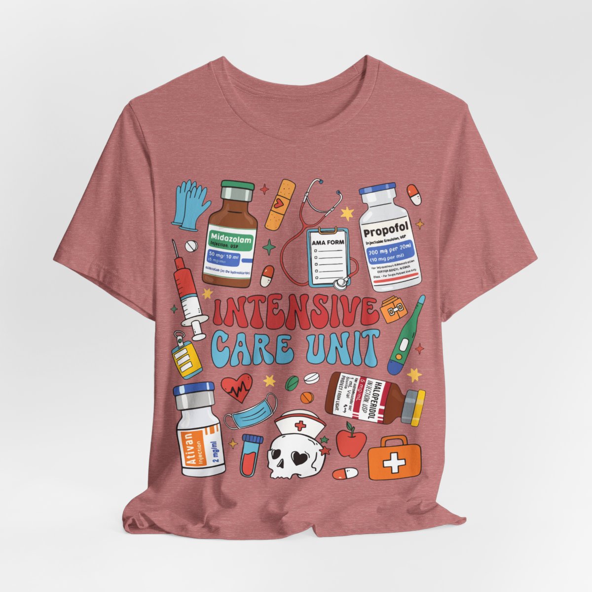 Intensive Care Unit Nurse Objects Tee - ICU Shirt