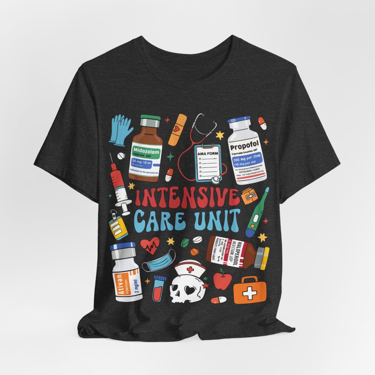Intensive Care Unit Nurse Objects Tee - ICU Shirt