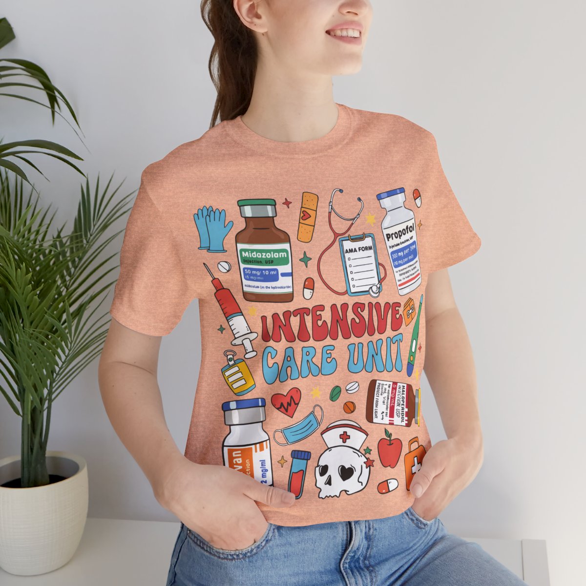 Intensive Care Unit Nurse Objects Tee - ICU Shirt