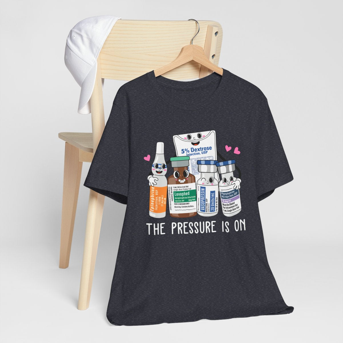 The Pressure is on Funny ICU Nurse T-shirt