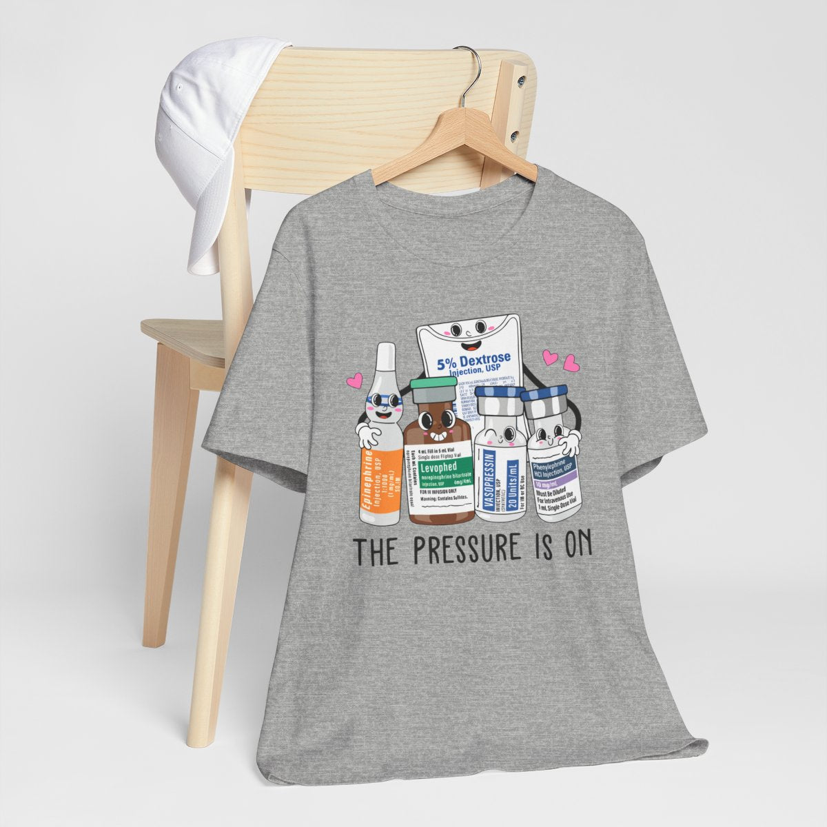 The Pressure is on Funny ICU Nurse T-shirt