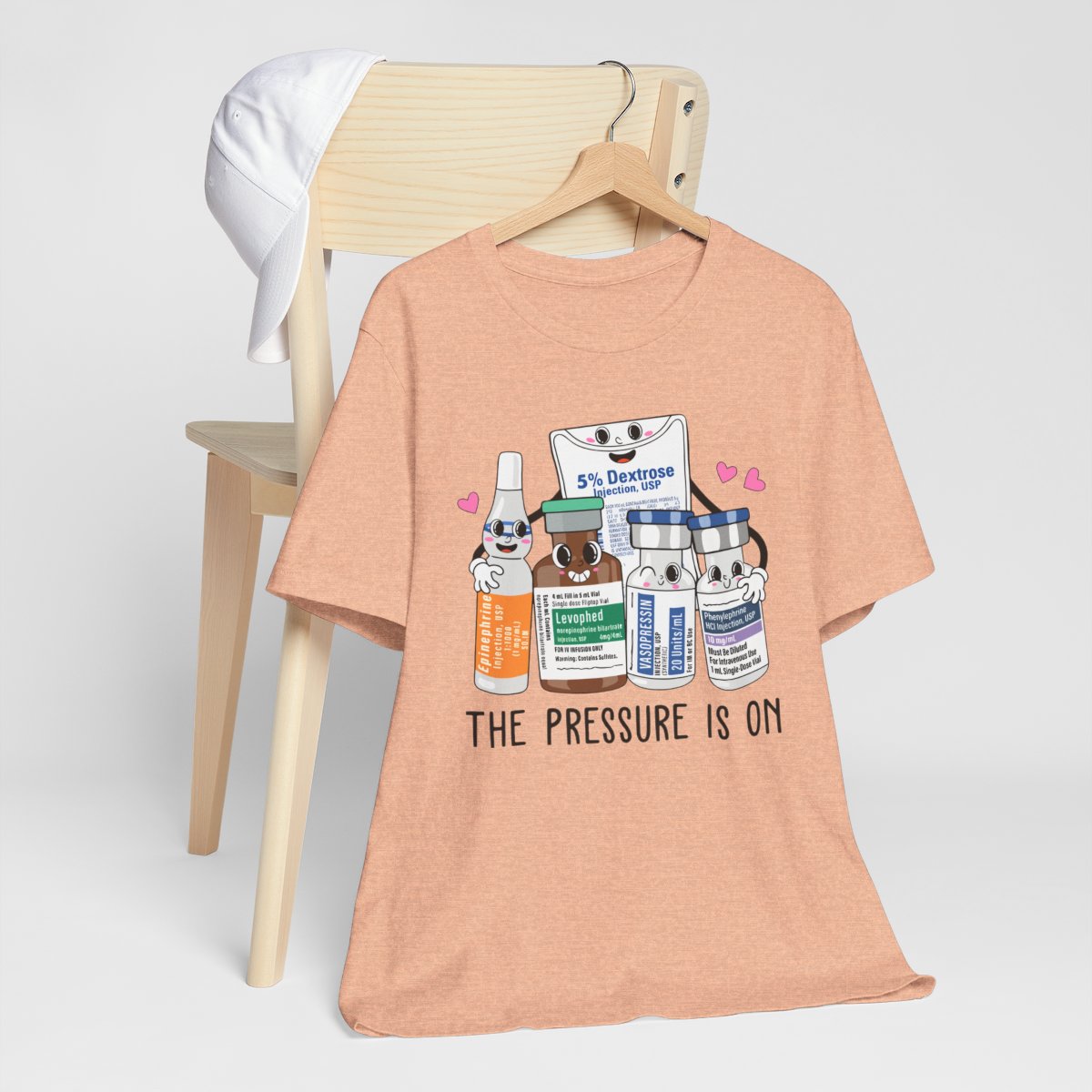 The Pressure is on Funny ICU Nurse T-shirt