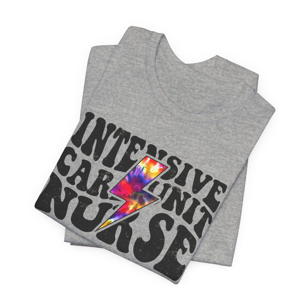 Intensive Care Unit Nurse Tie Dye Flash Shirt - ICU Tee