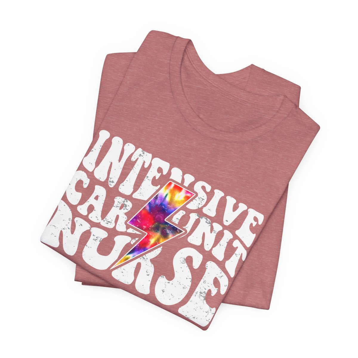 Intensive Care Unit Nurse Tie Dye Flash Shirt - ICU Tee