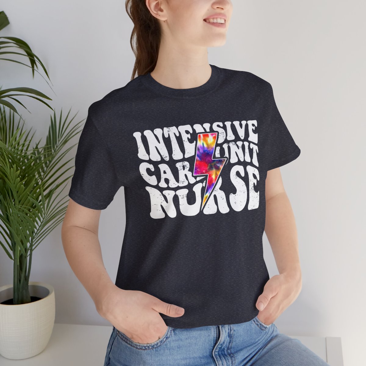 Intensive Care Unit Nurse Tie Dye Flash Shirt - ICU Tee