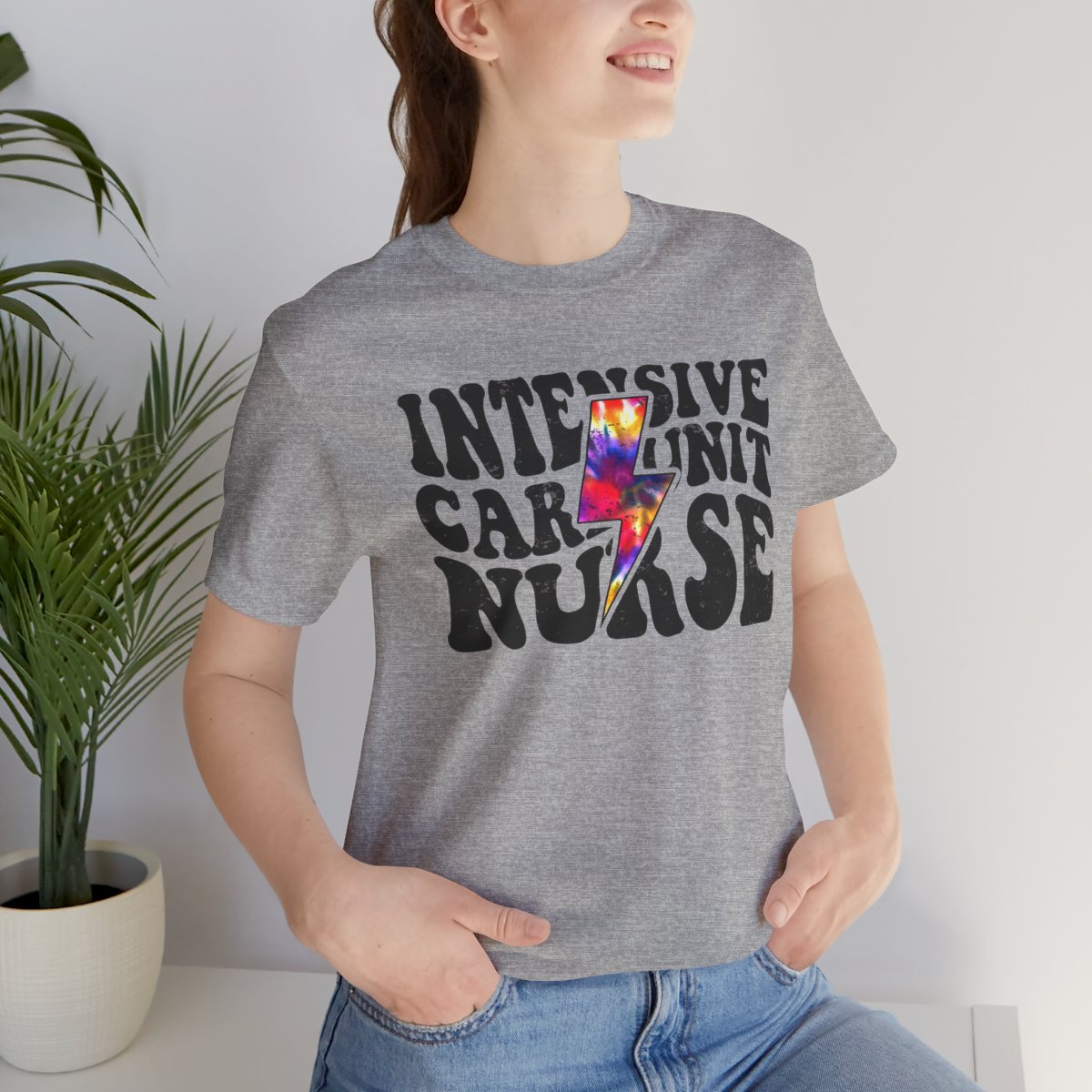 Intensive Care Unit Nurse Tie Dye Flash Shirt - ICU Tee