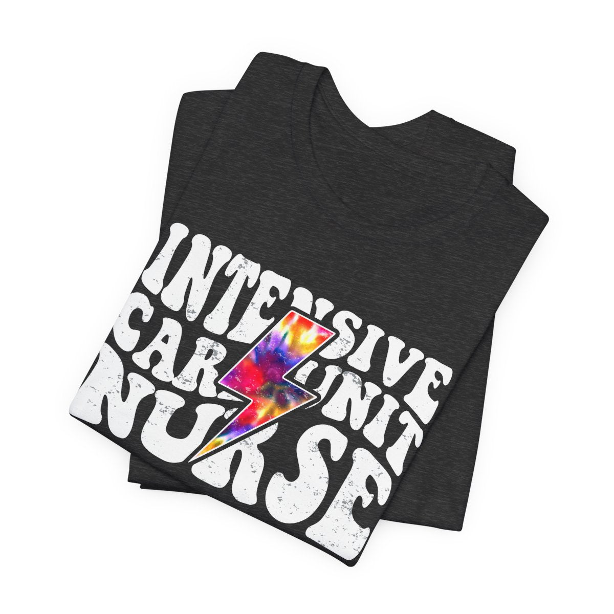 Intensive Care Unit Nurse Tie Dye Flash Shirt - ICU Tee