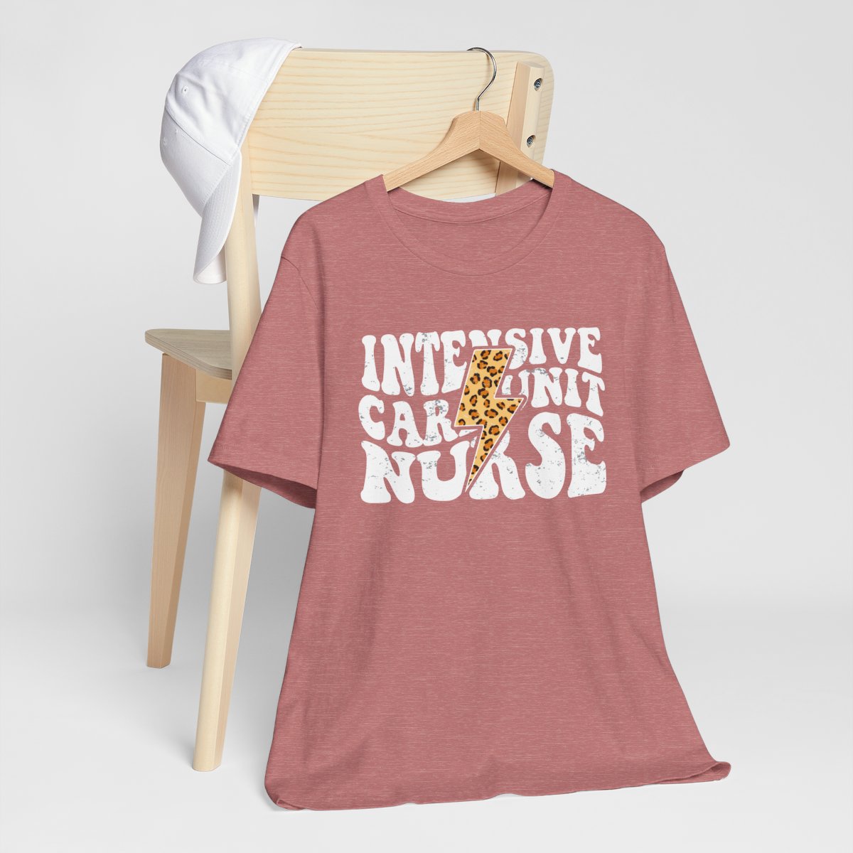 Intensive Care Unit Nurse Cheetah Flash T-Shirt - ICU Tee
