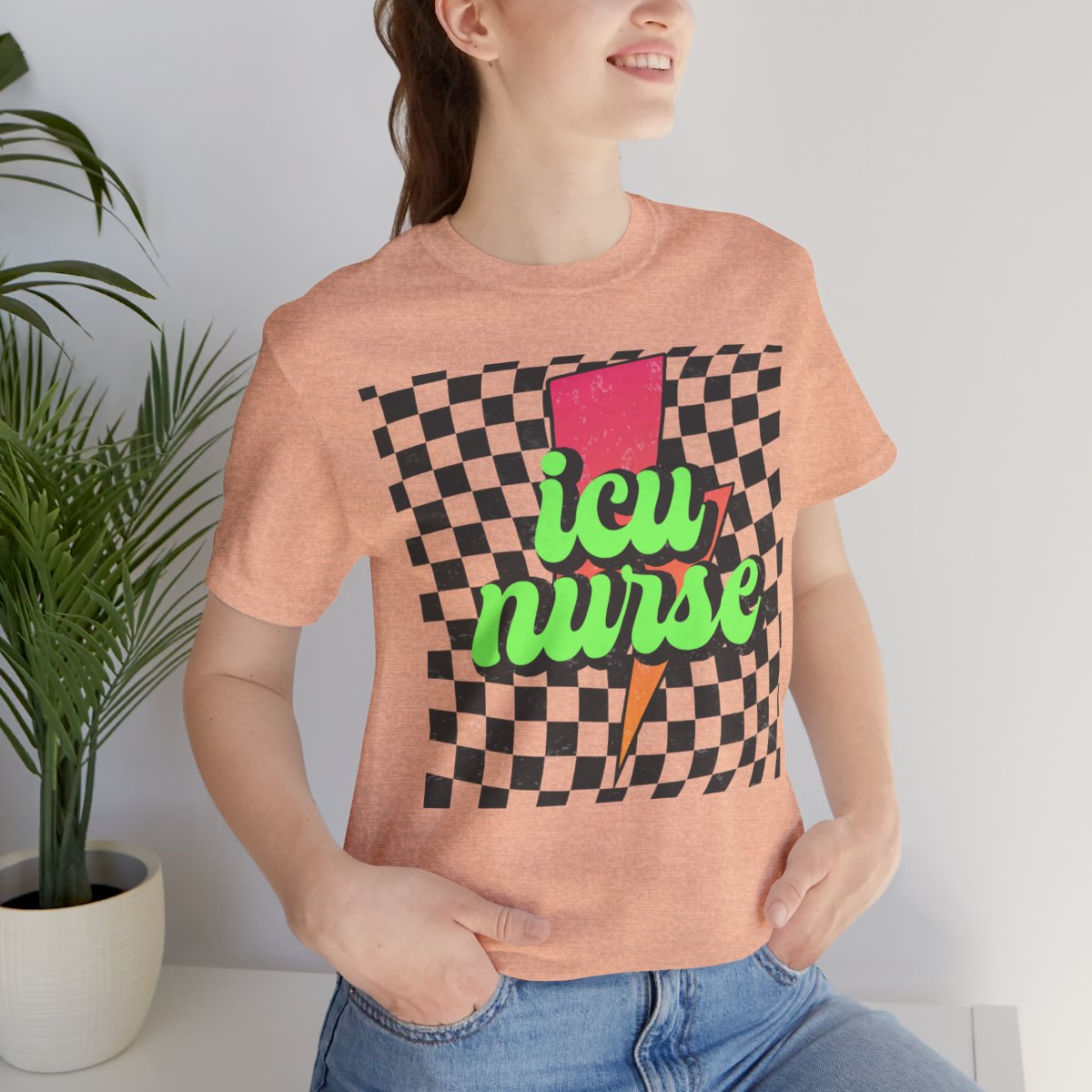 ICU Nurse Retro Flash T-shirt - Intensive Care Unit Tee