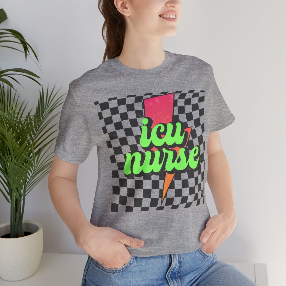 ICU Nurse Retro Flash T-shirt - Intensive Care Unit Tee