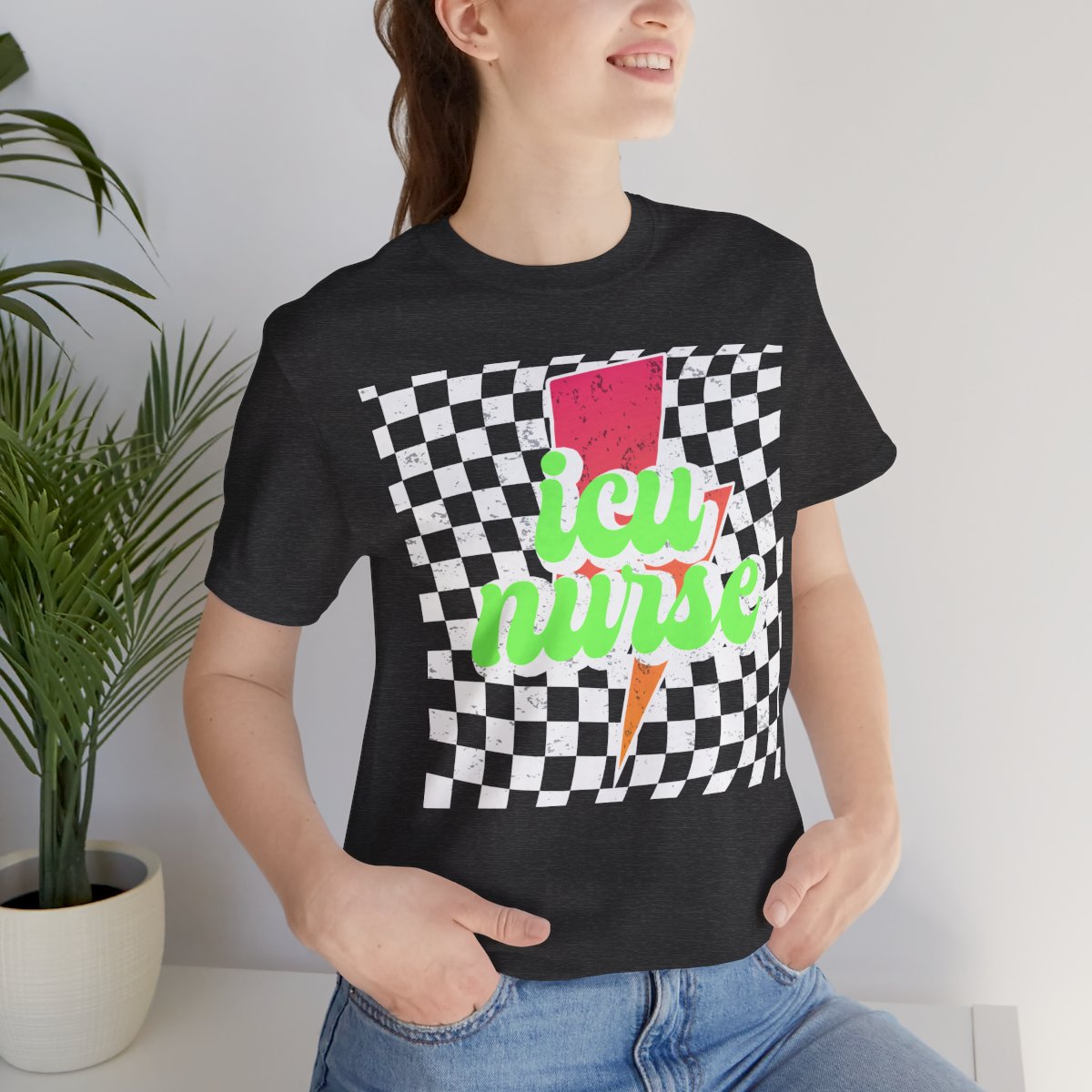 ICU Nurse Retro Flash T-shirt - Intensive Care Unit Tee