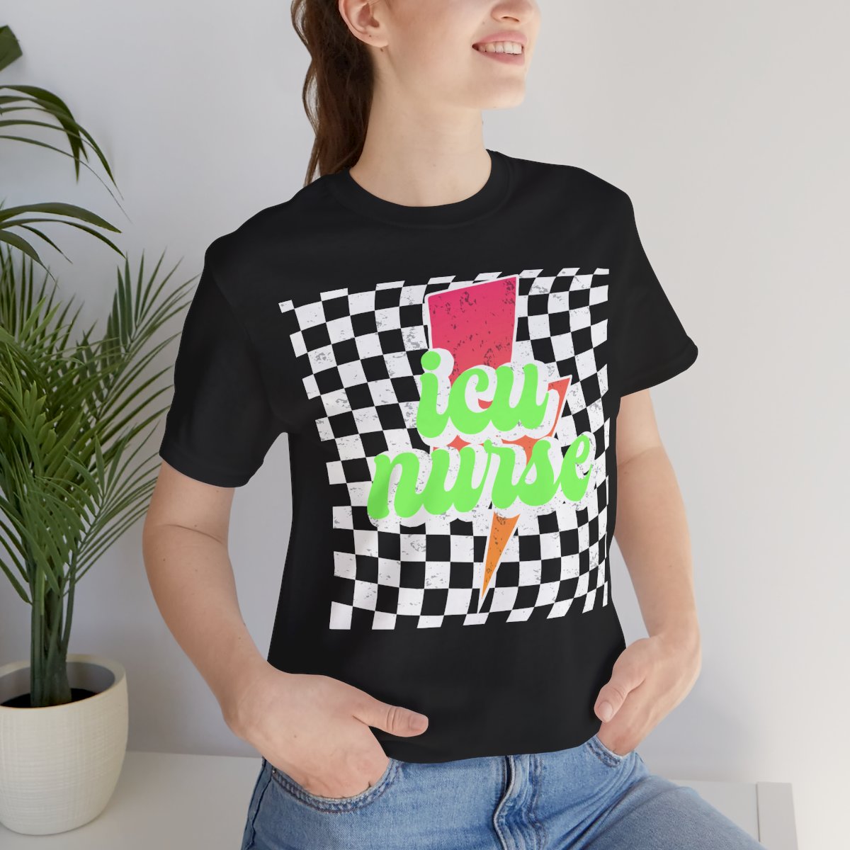 ICU Nurse Retro Flash T-shirt - Intensive Care Unit Tee