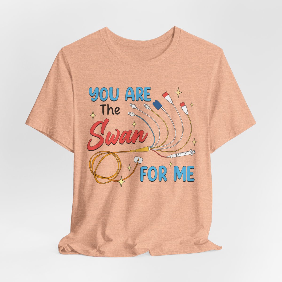 Funny Intensive Care Unit Nurse Tee - You are the Swan for me Shirt