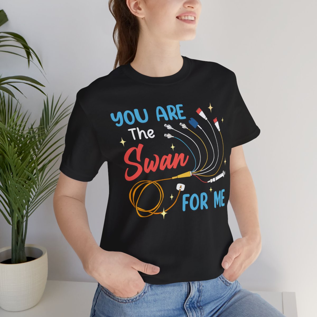 Funny Intensive Care Unit Nurse Tee - You are the Swan for me Shirt