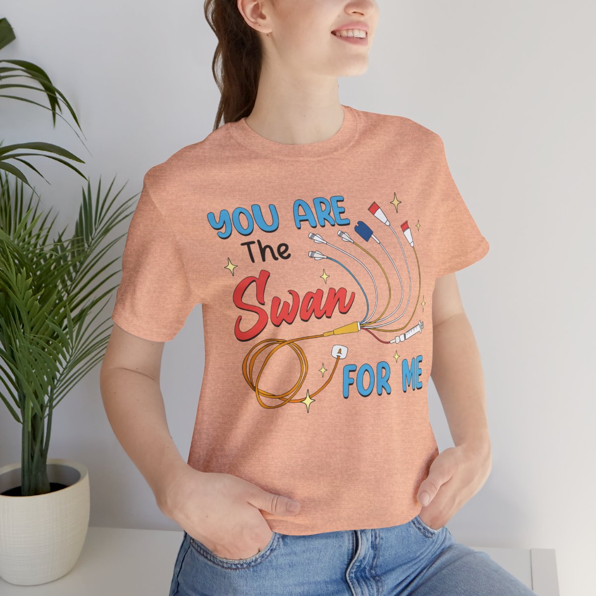 Funny Intensive Care Unit Nurse Tee - You are the Swan for me Shirt