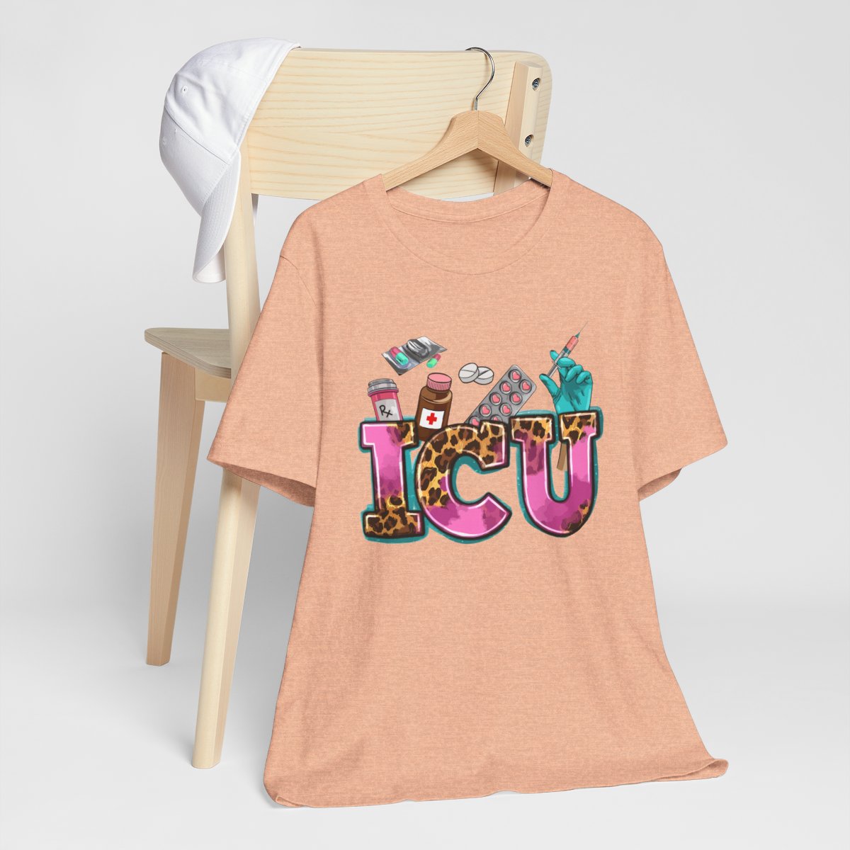 Cheetah ICU Nurse Shirt - Intensive Care Unit Tee