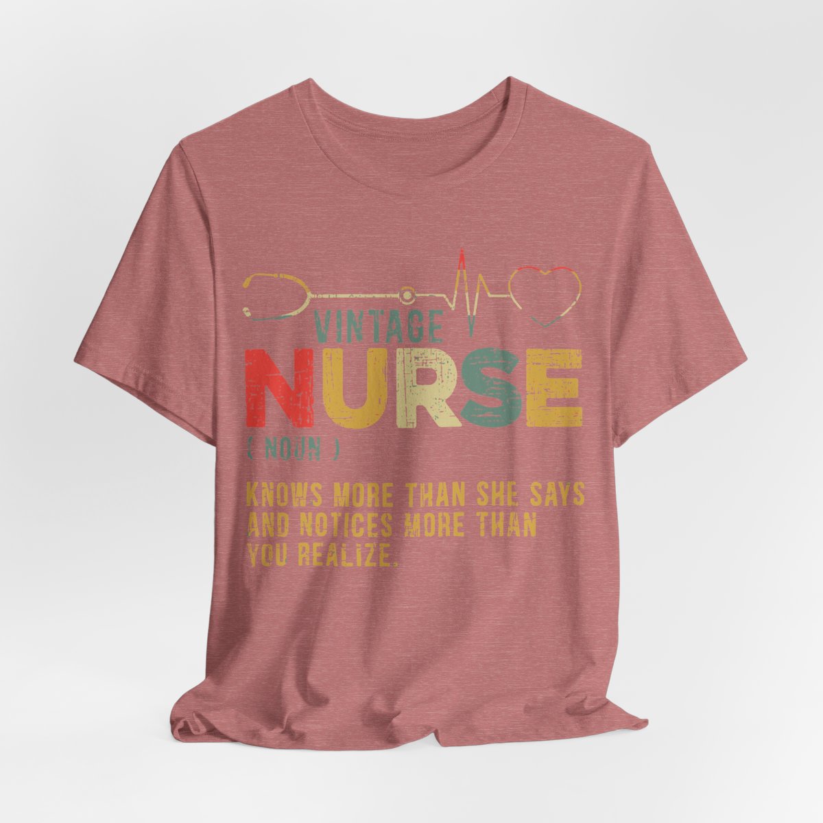 Vintage Nurse Funny Noun T-shirt