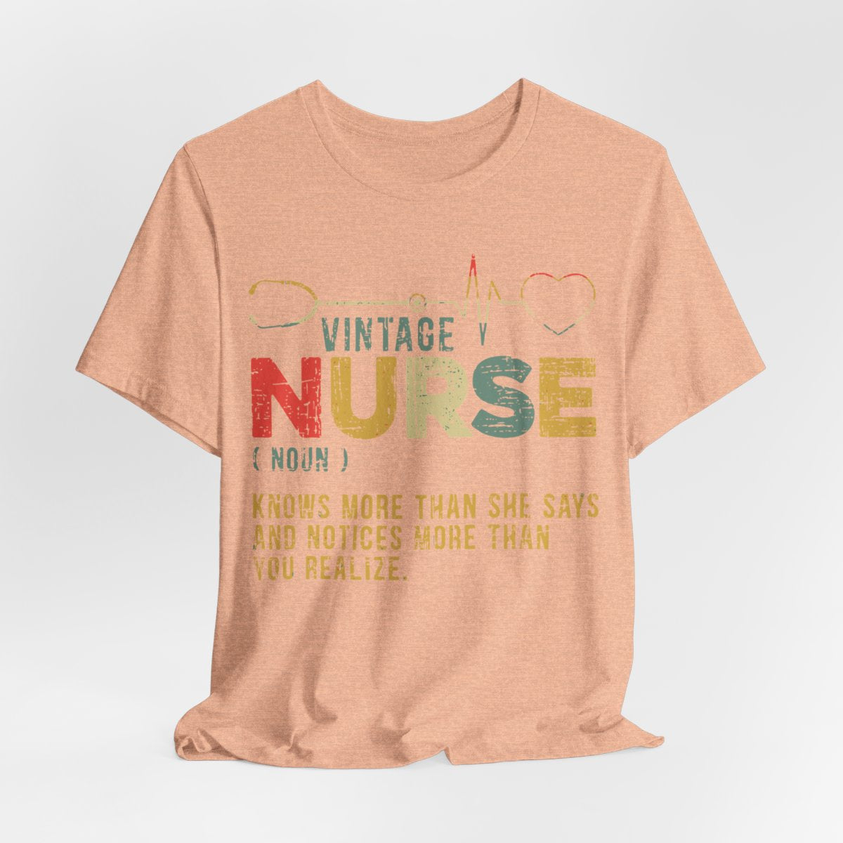 Vintage Nurse Funny Noun T-shirt