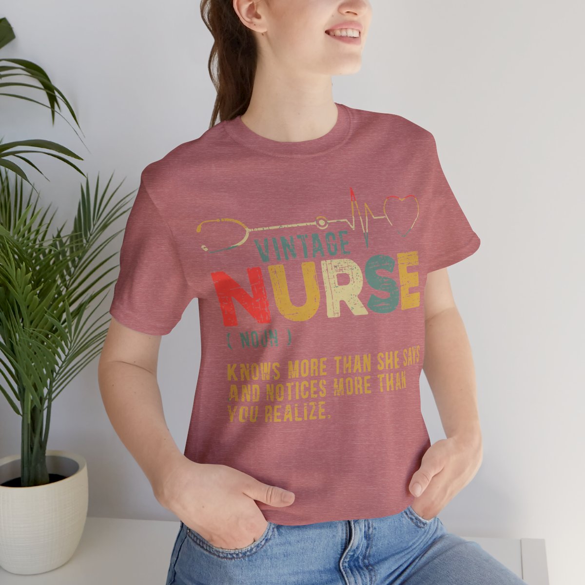 Vintage Nurse Funny Noun T-shirt
