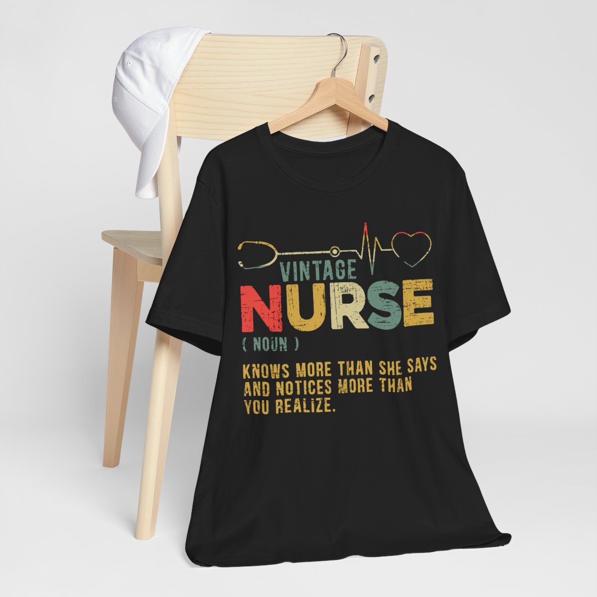 Vintage Nurse Funny Noun T-shirt