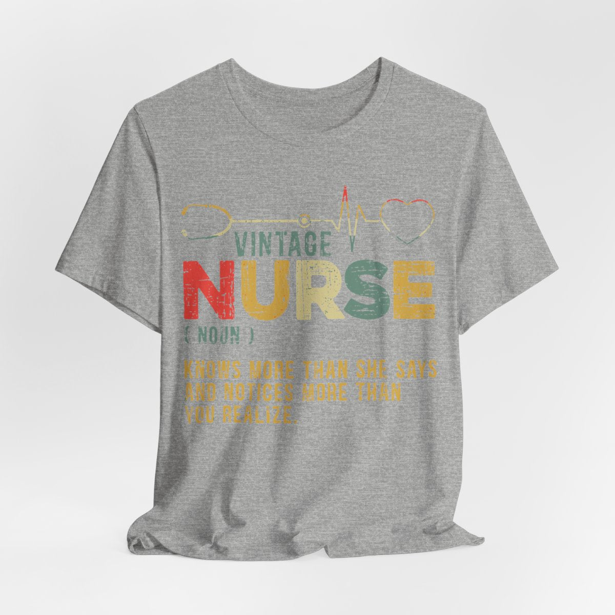 Vintage Nurse Funny Noun T-shirt