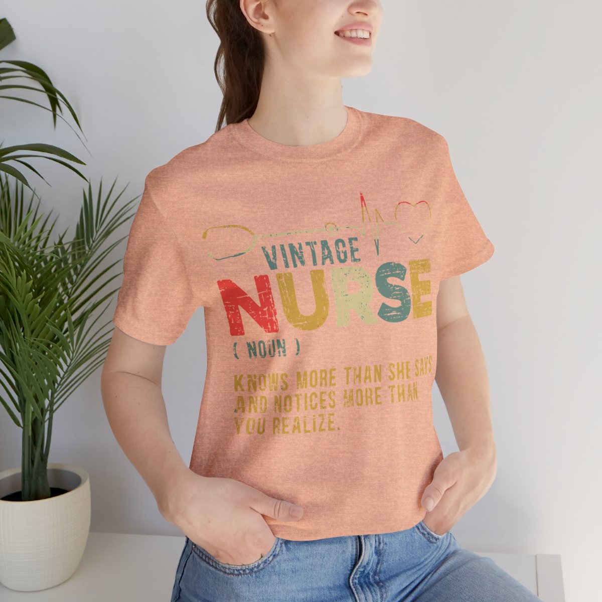 Vintage Nurse Funny Noun T-shirt
