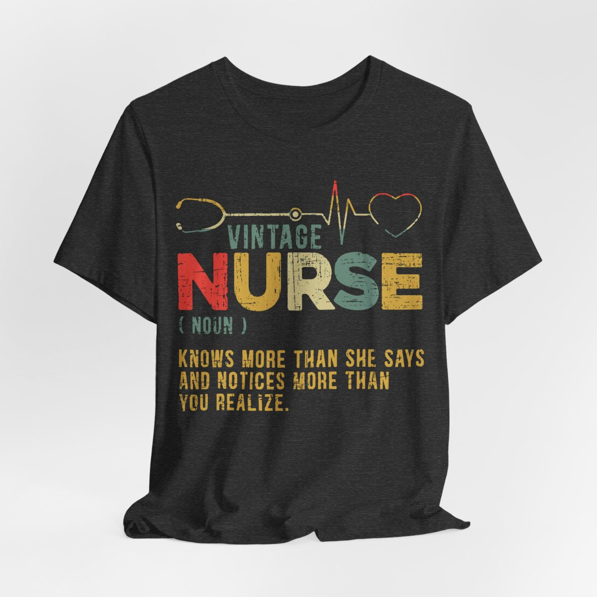 Vintage Nurse Funny Noun T-shirt