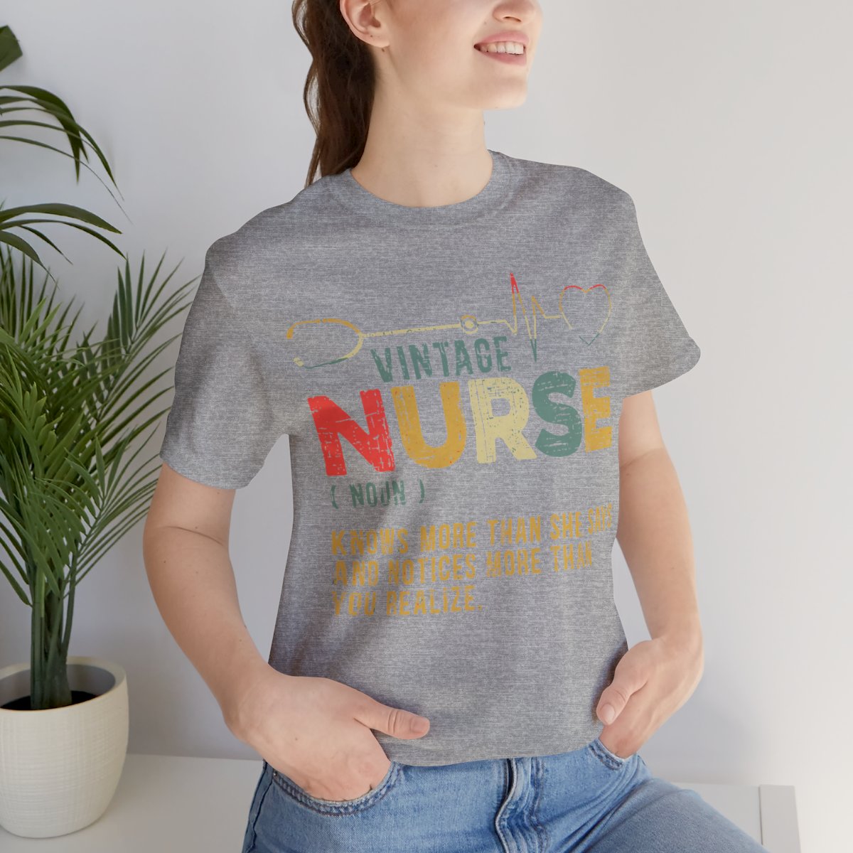 Vintage Nurse Funny Noun T-shirt