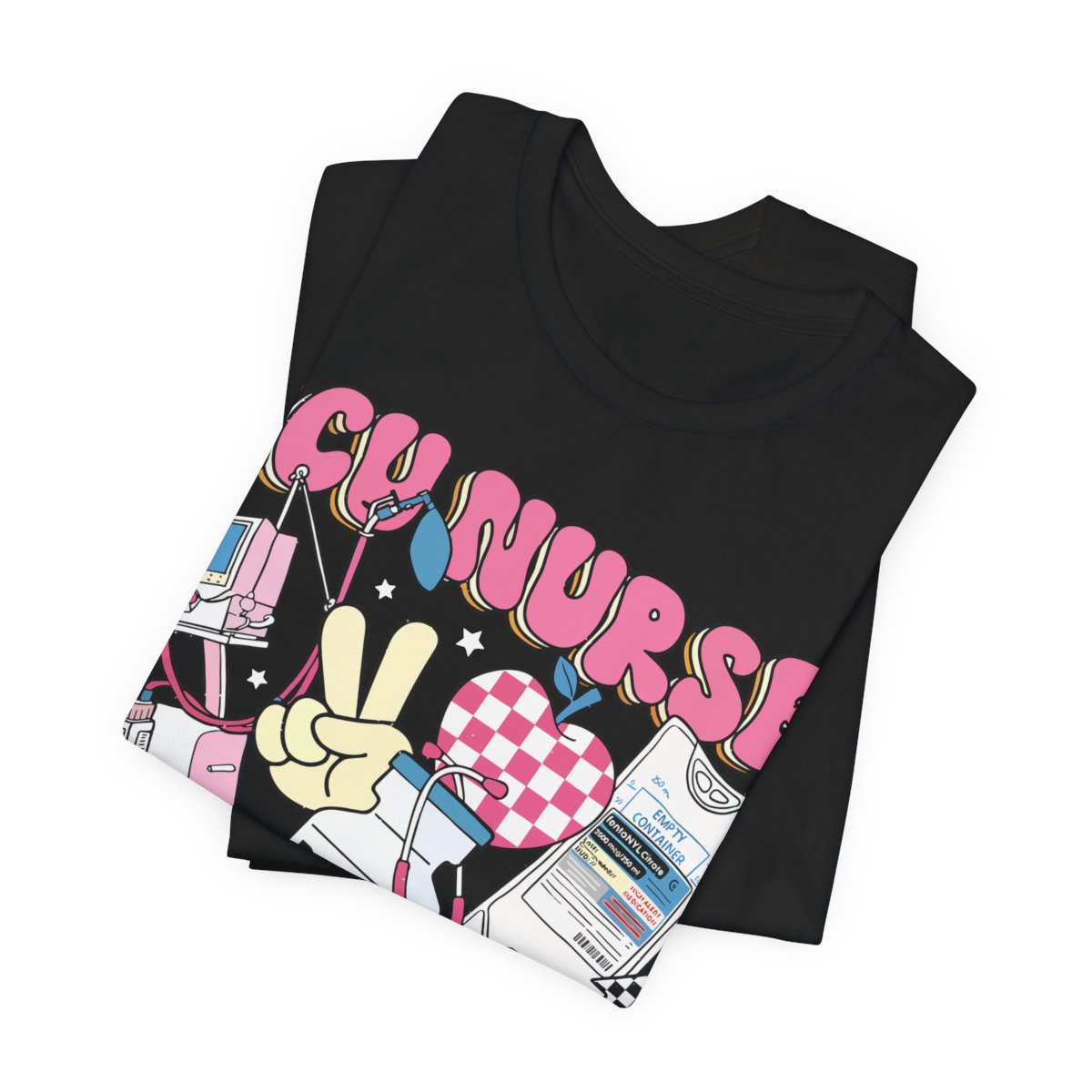ICU Nurse Retro T-shirt - Intensive Care Unit Tee