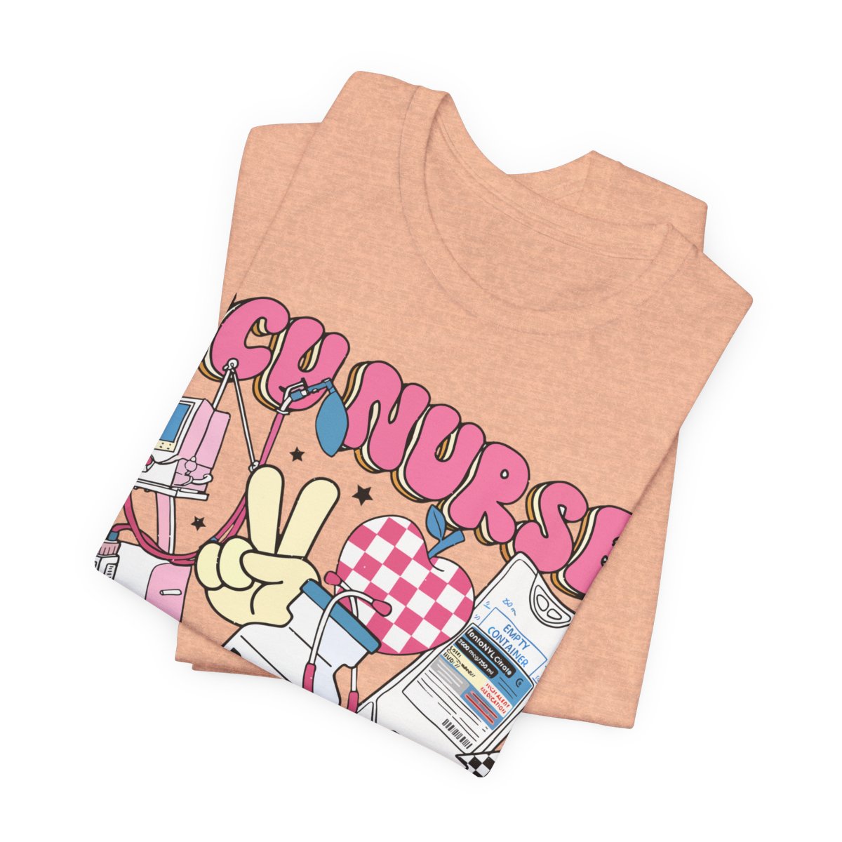 ICU Nurse Retro T-shirt - Intensive Care Unit Tee