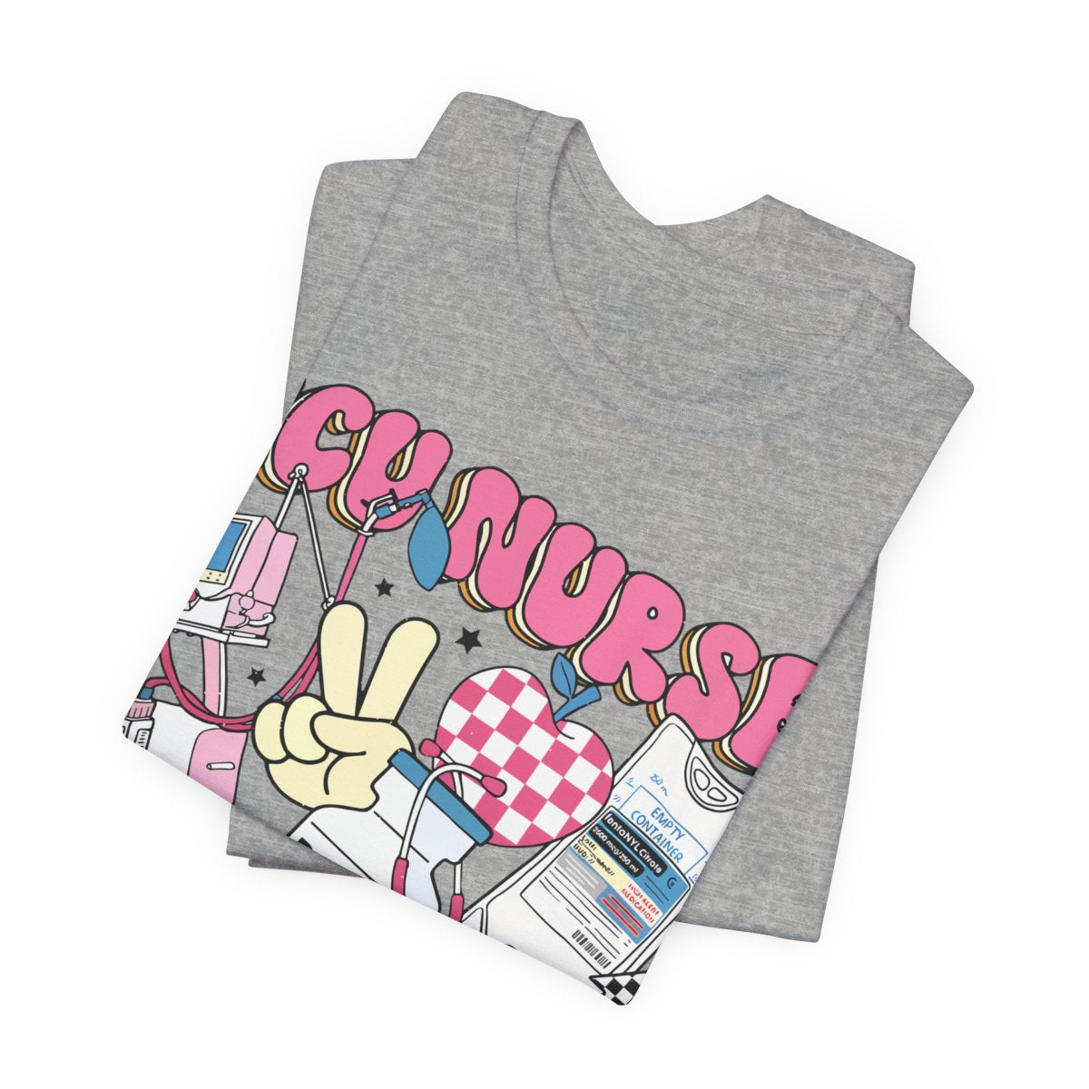 ICU Nurse Retro T-shirt - Intensive Care Unit Tee