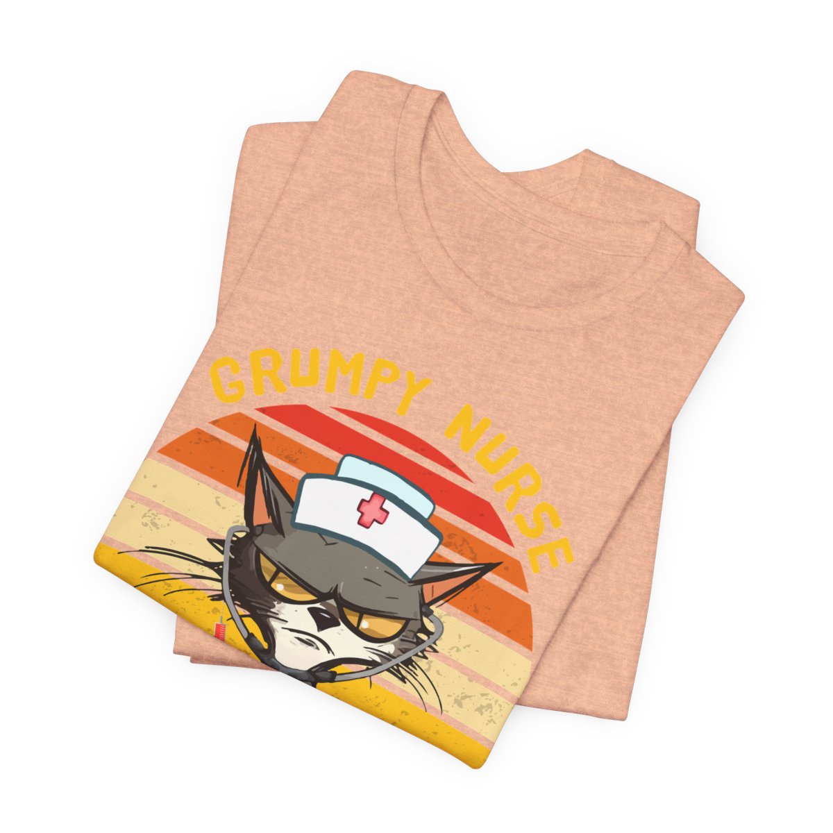 Grumpy Nurse T-shirt - Funny Nurse Cat Tee