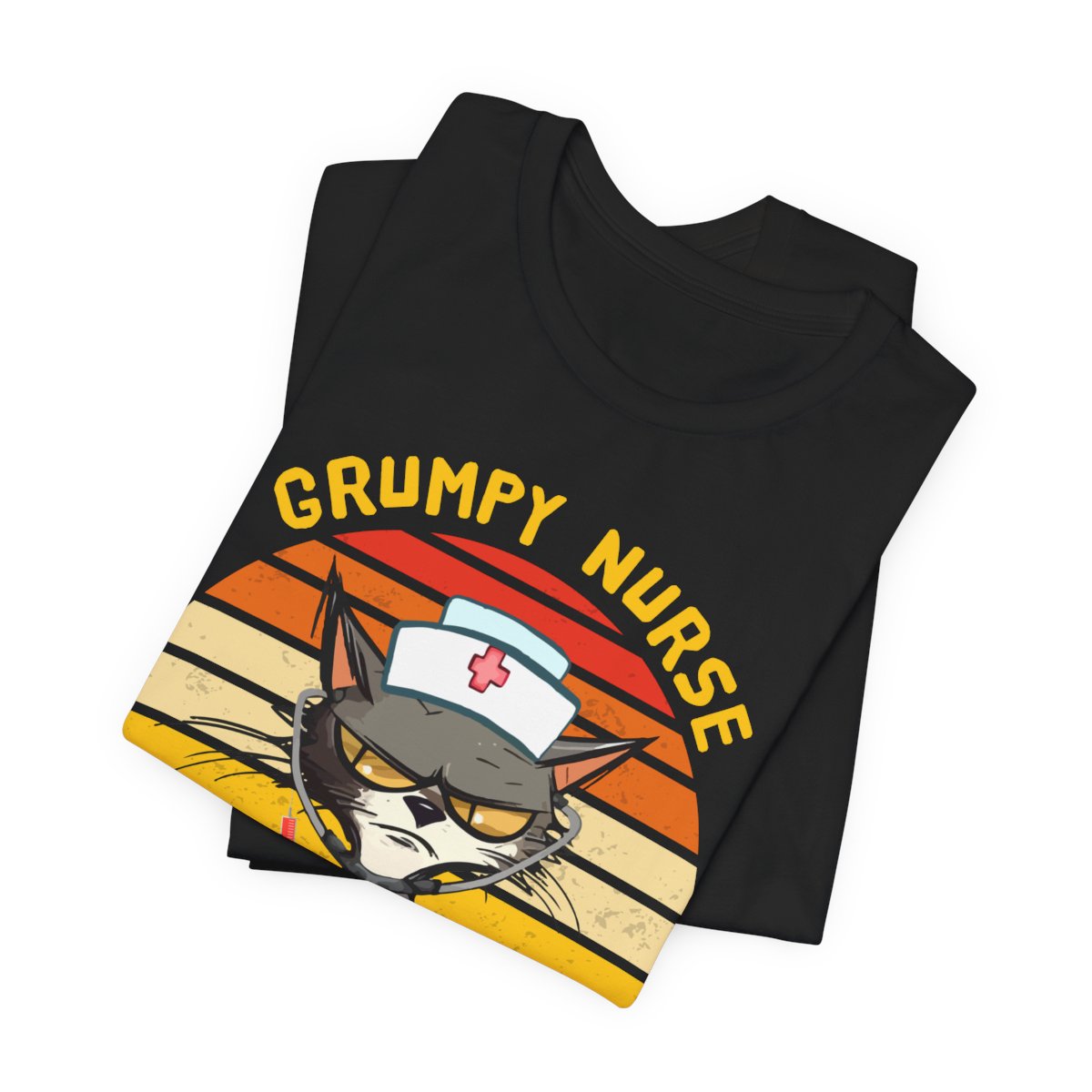 Grumpy Nurse T-shirt - Funny Nurse Cat Tee