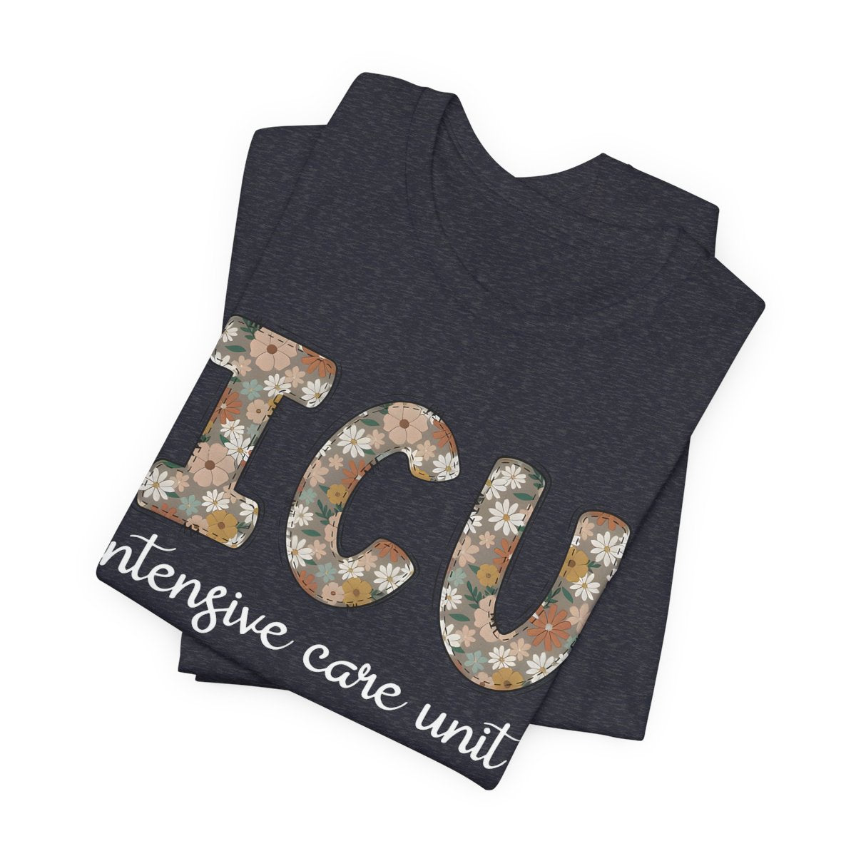 ICU Nurse Floral T-shirt