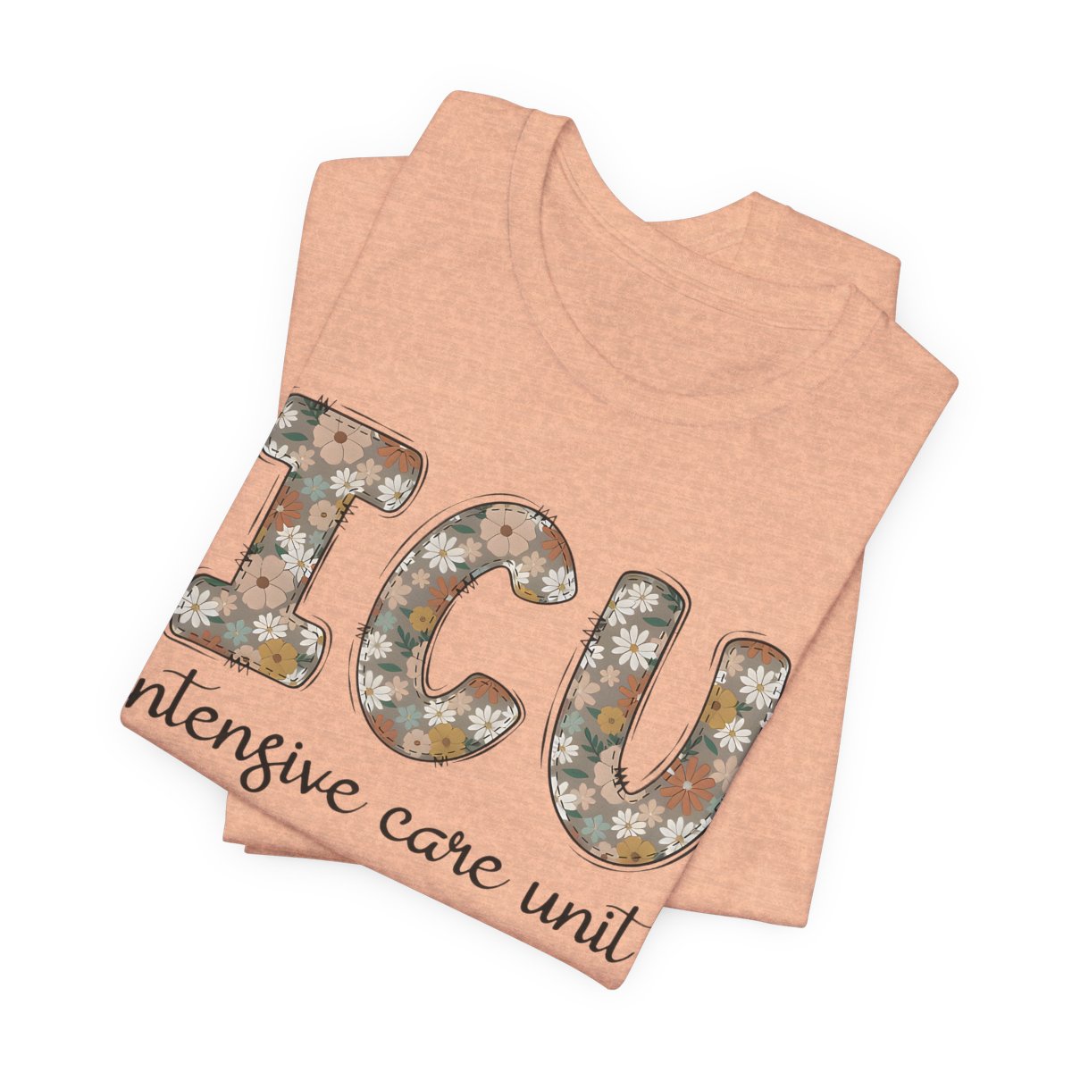 ICU Nurse Floral T-shirt