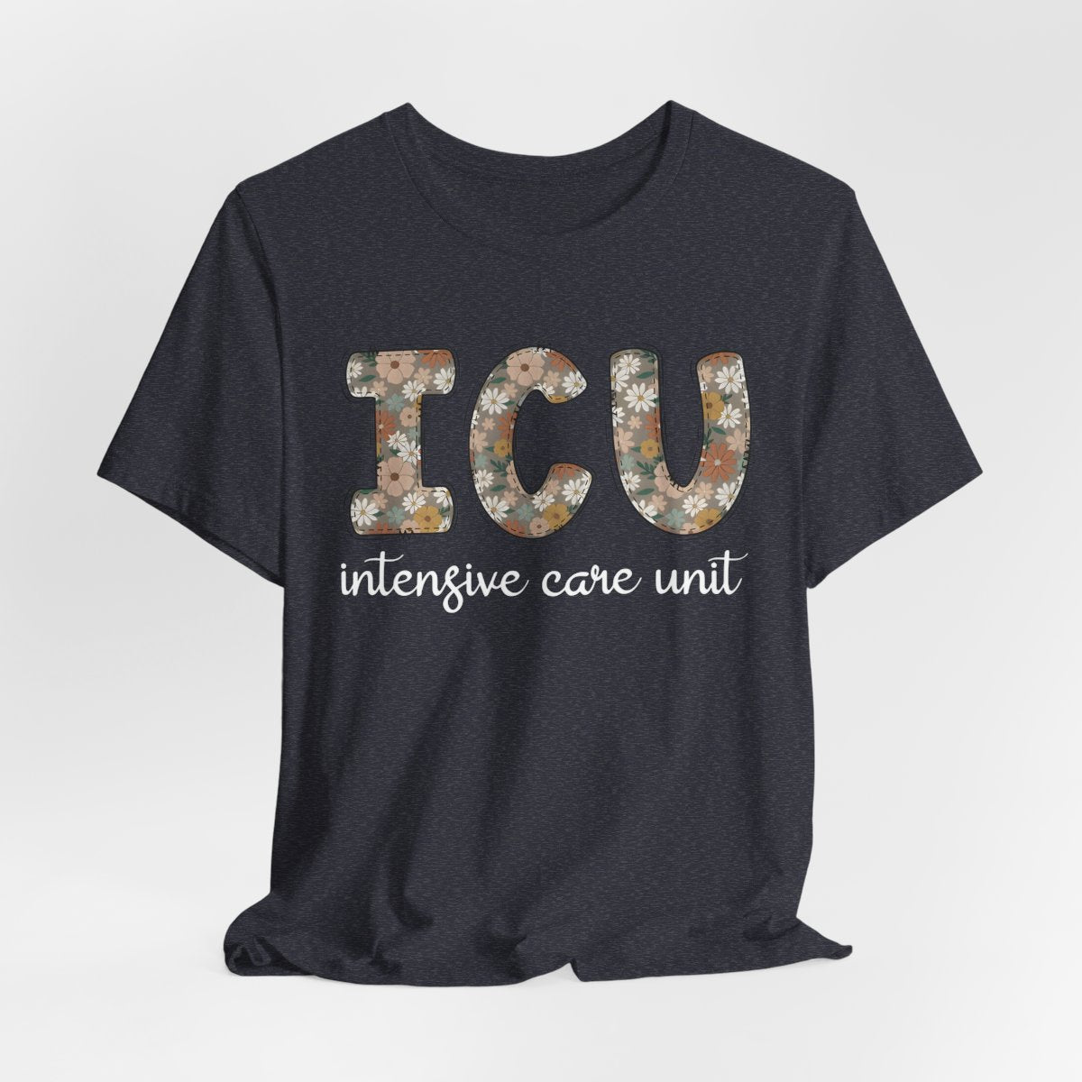ICU Nurse Floral T-shirt