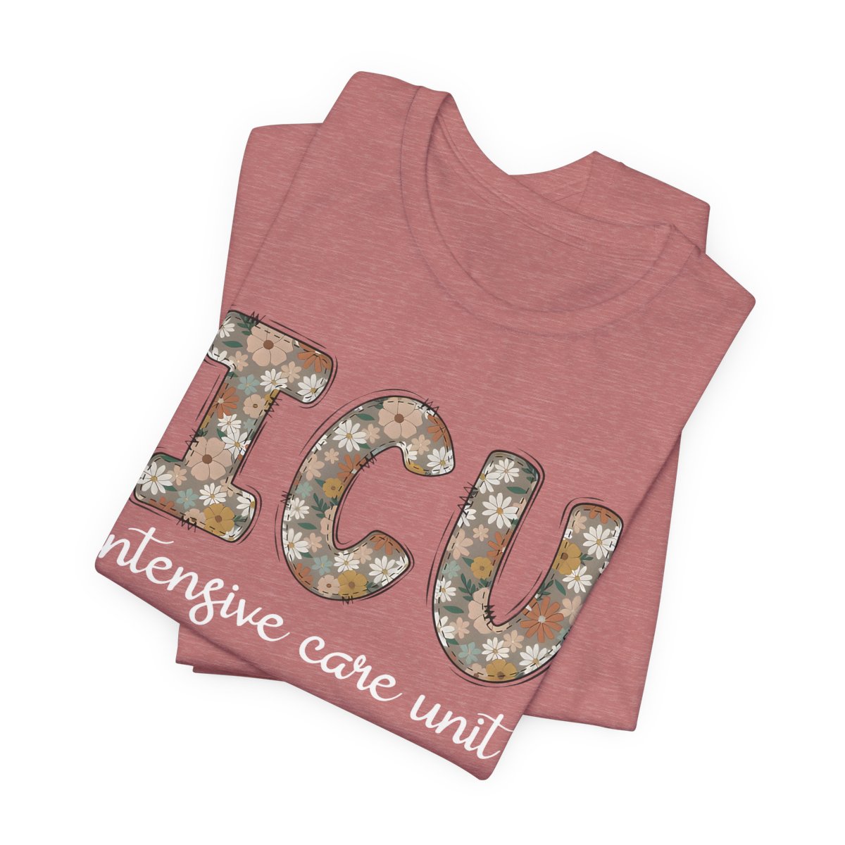 ICU Nurse Floral T-shirt