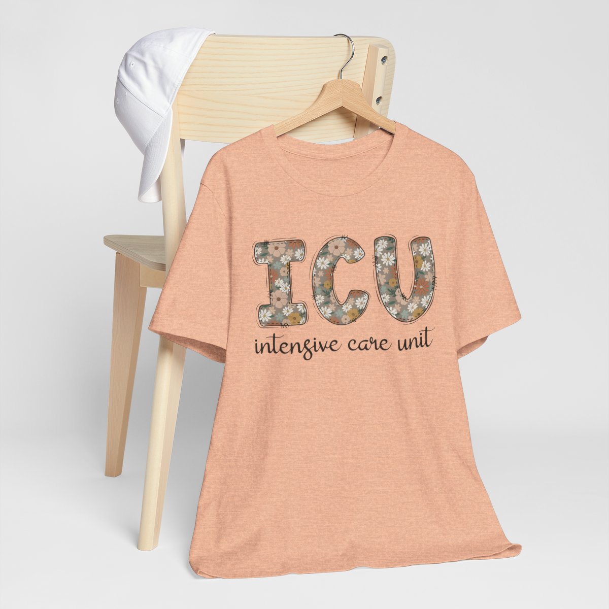 ICU Nurse Floral T-shirt