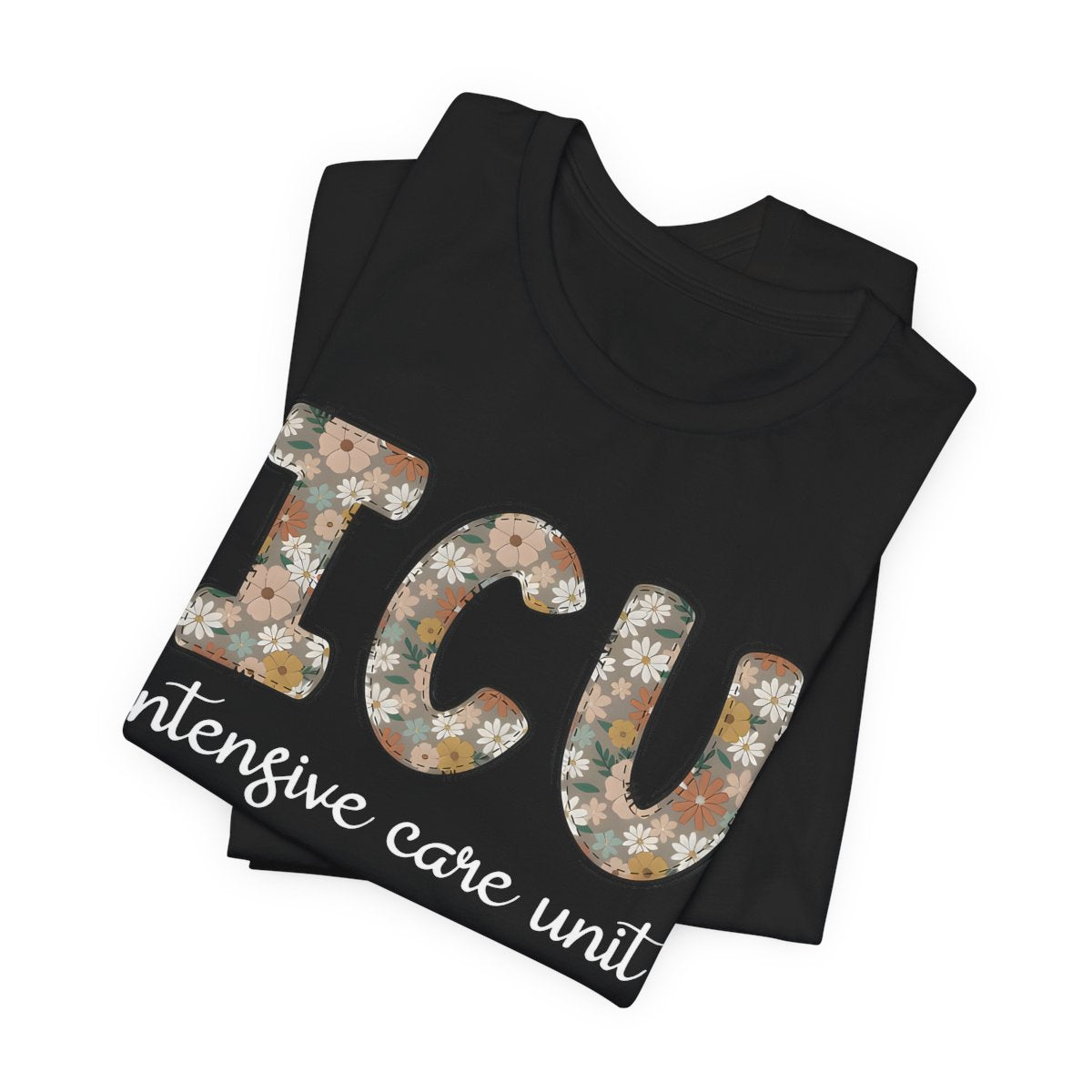 ICU Nurse Floral T-shirt