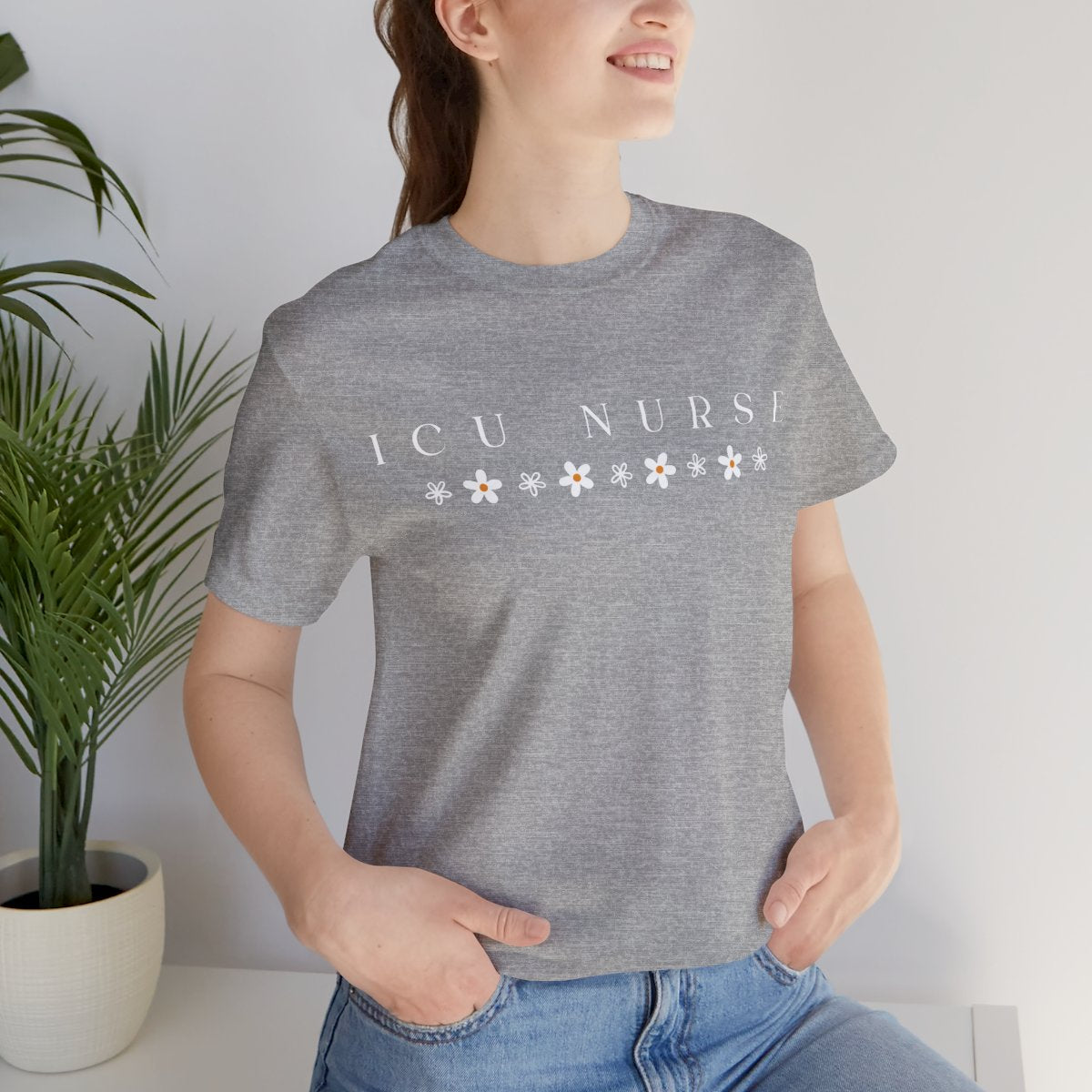 ICU Nurse Flowers Tee | Intensive Care Unit