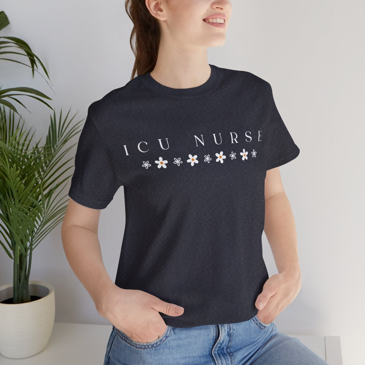 ICU Nurse Flowers Tee | Intensive Care Unit