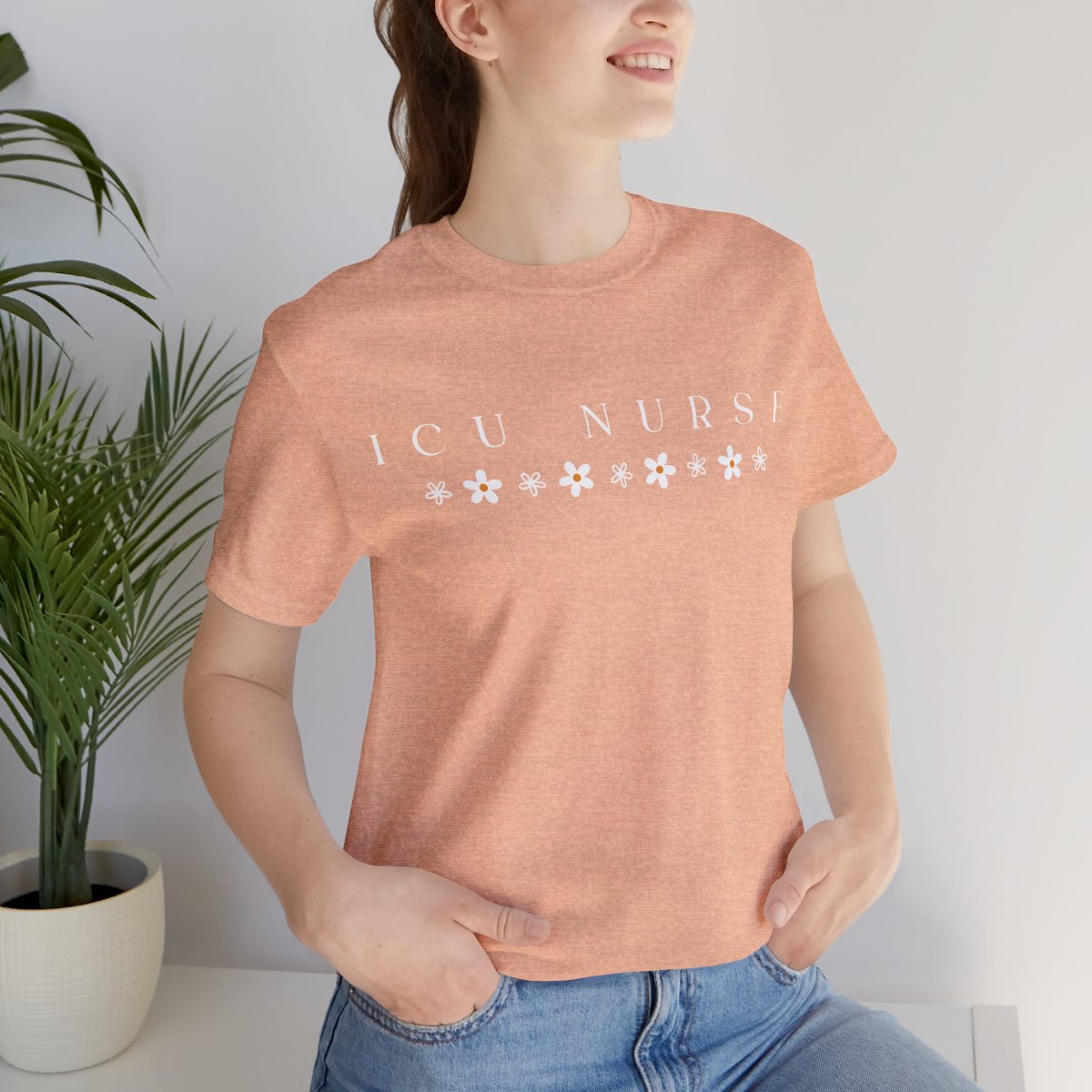 ICU Nurse Flowers Tee | Intensive Care Unit