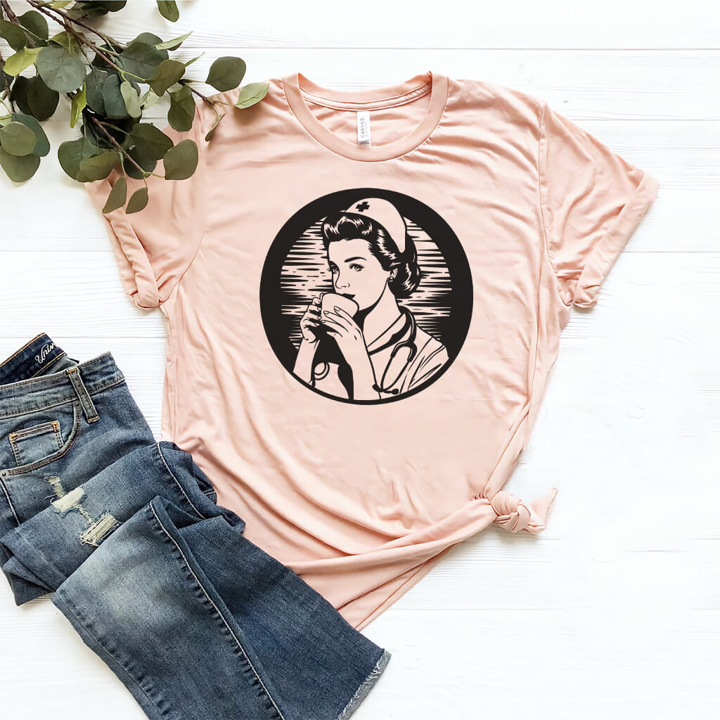 Nurse Loves Coffee T-Shirt