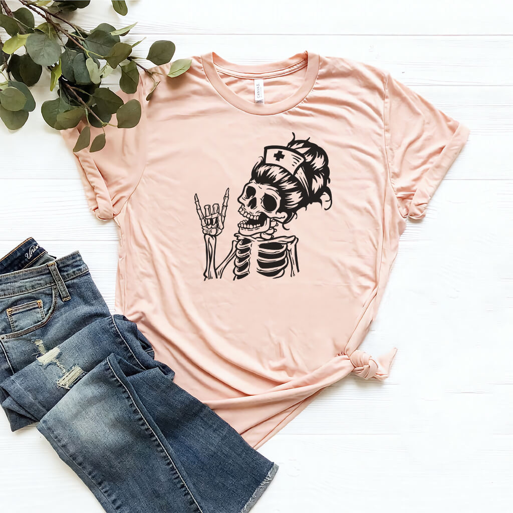 Nurse Skull Shirt