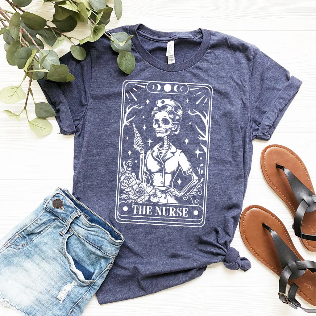 The Nurse Skeleton Tarot Shirt