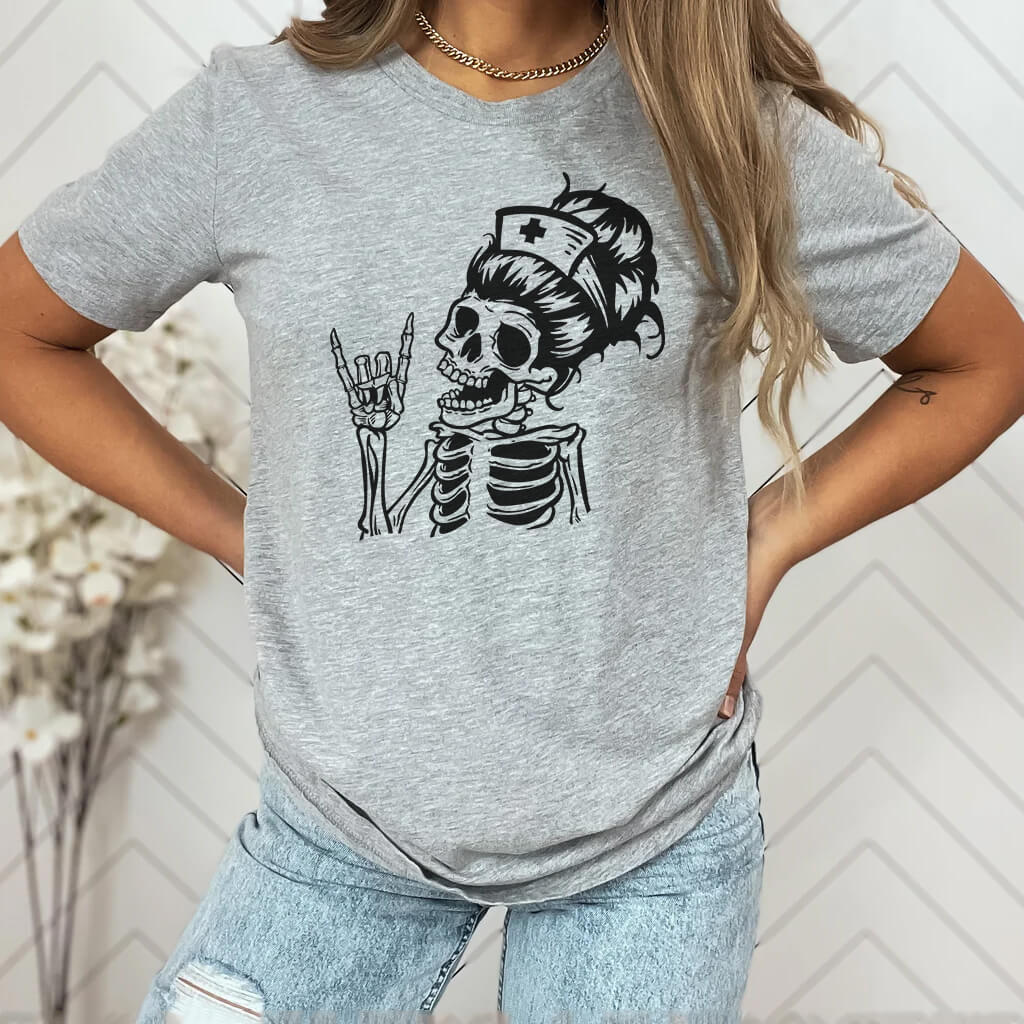 Nurse Skull Shirt