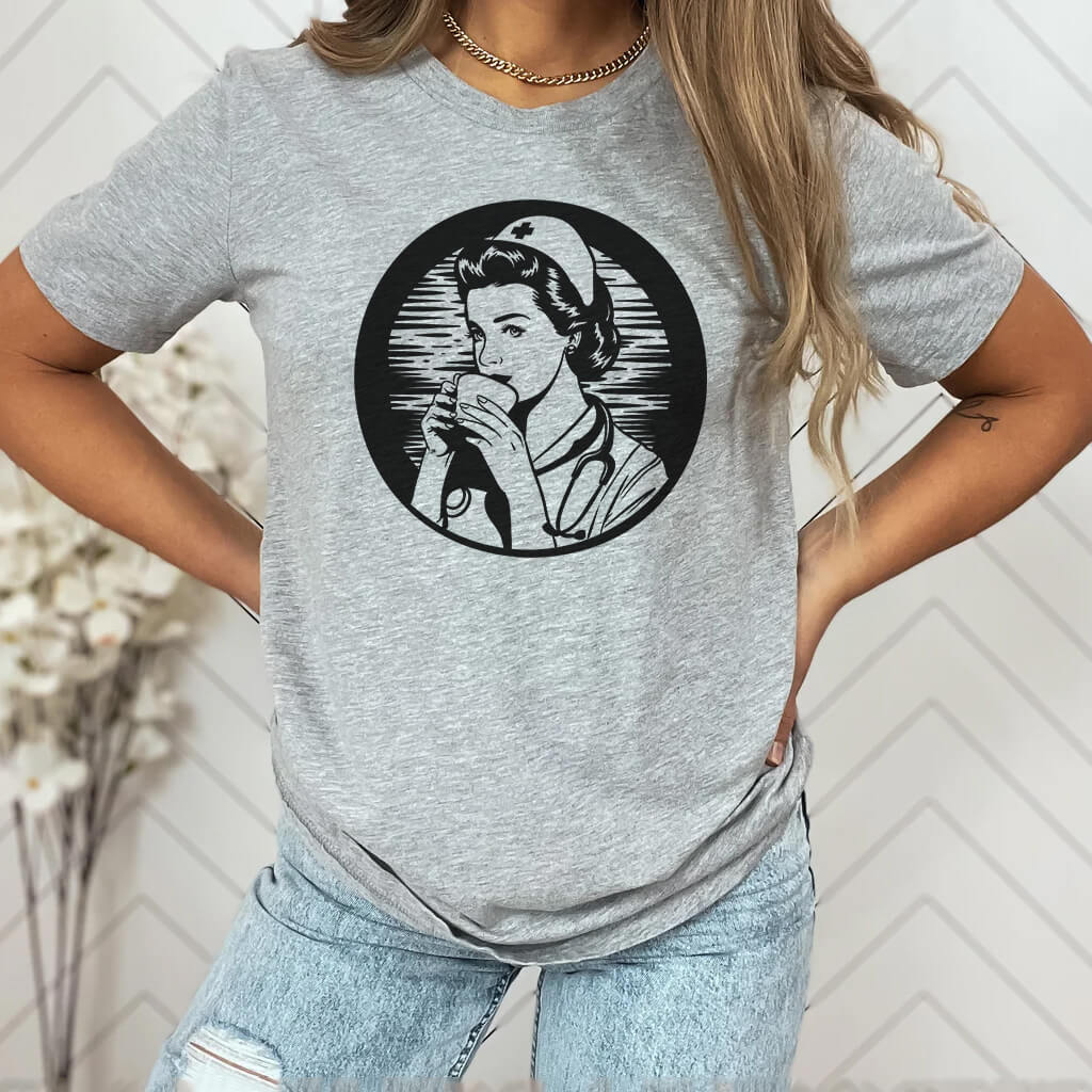 Nurse Loves Coffee T-Shirt