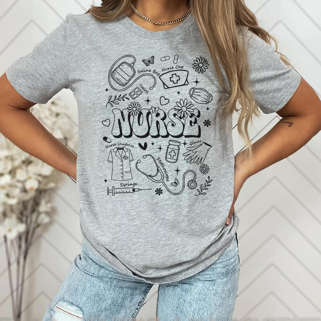 Nurse Stuff Graphic Shirt